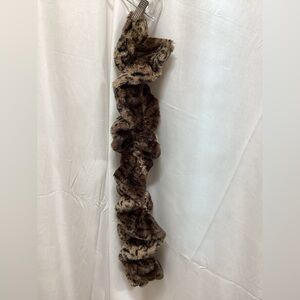 Brown Faux Fur Scarf